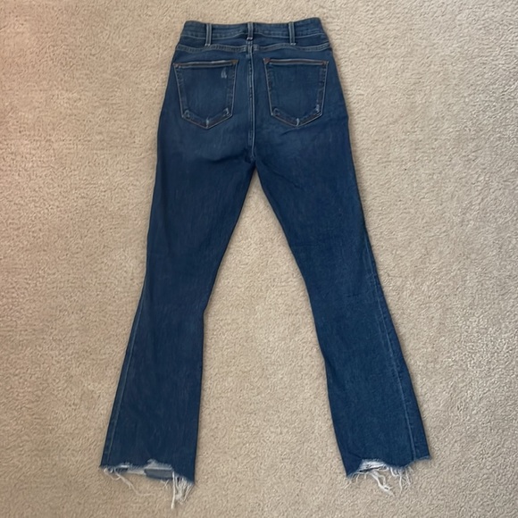 Abercrombie & Fitch High Rise Ankle Flair Jeans - Picture 4 of 5